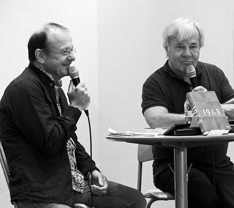 Fredrik Belfrage och Jan Guillou 