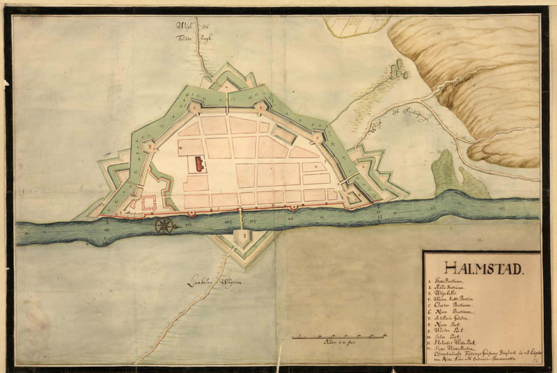 Karta Halmstad