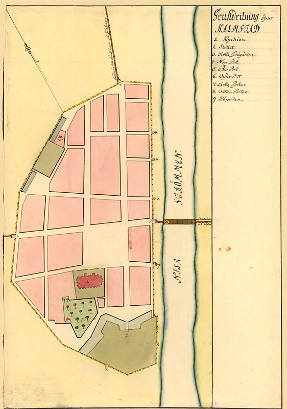 Karta Halmstad