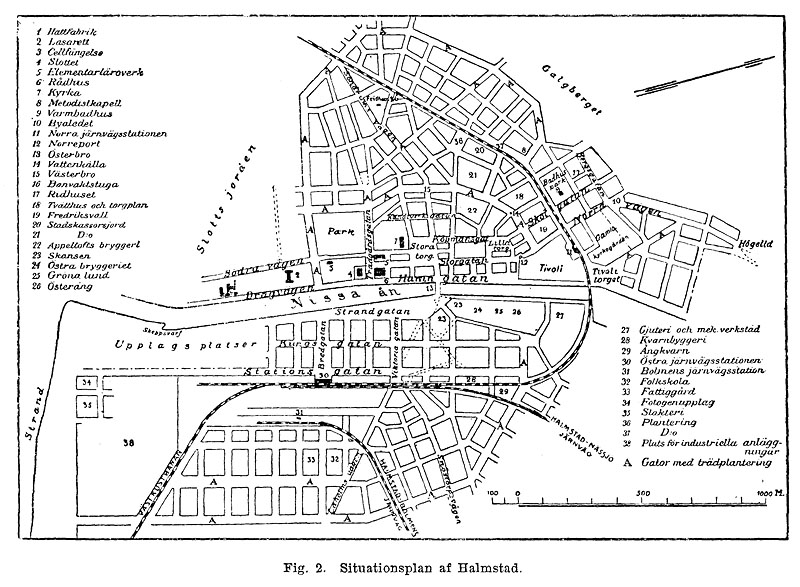 Karta Halmstad