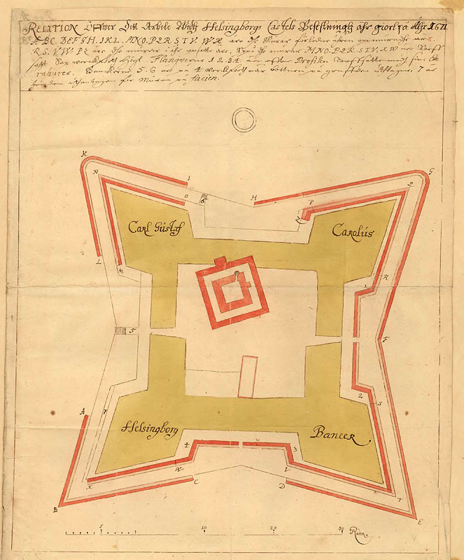 Karta över Helsingborg