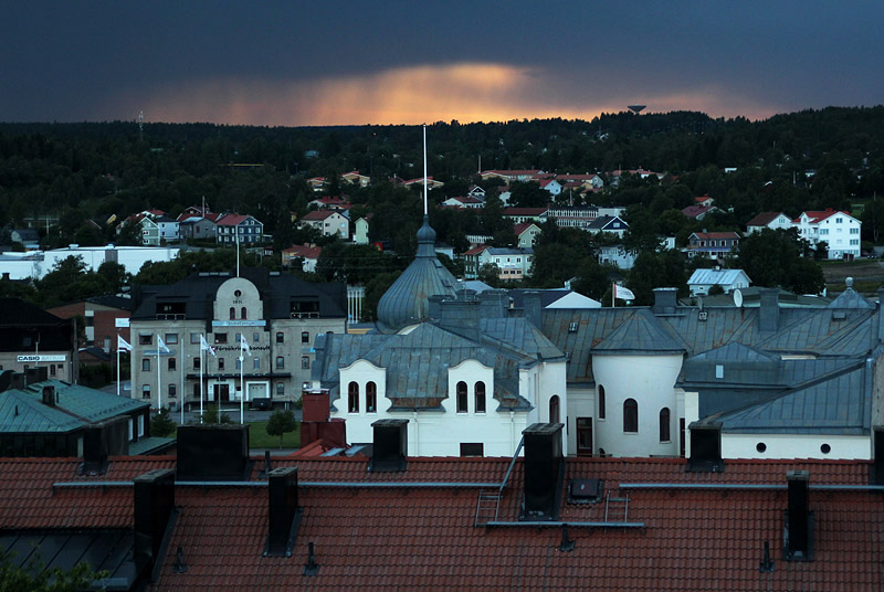 Utsikt från Norra Kyrkogatan
