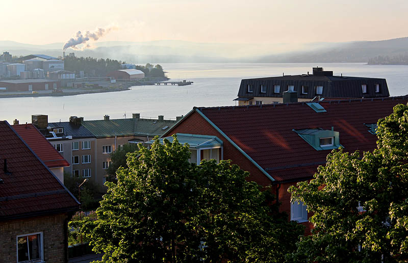 Utsikt från Norra Kyrkogatan